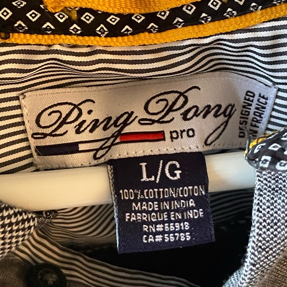Grey “Ping Pong” Polo Shirt - Picture 3 of 3